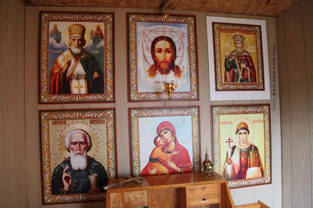 antarctica chapel iconostasis