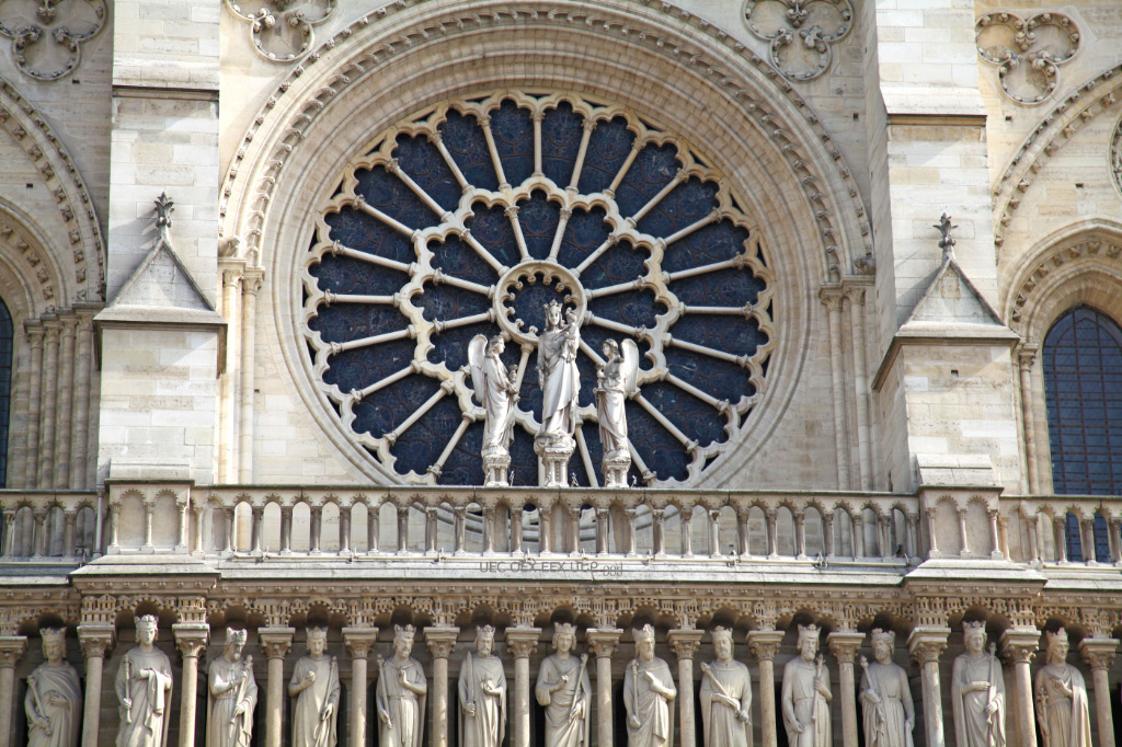 Facade of Notre Dame de Paris