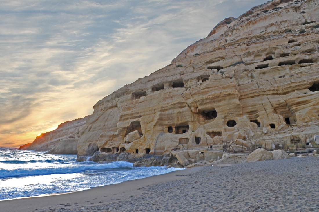 Matala Crete Greece European Christendom