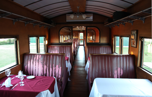 a choo choo in Colonia del Sacramento